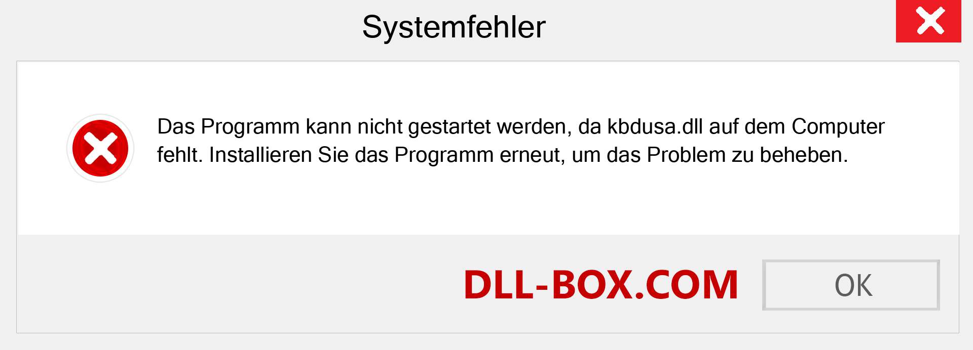 kbdusa.dll-Datei fehlt?. Download für Windows 7, 8, 10 - Fix kbdusa dll Missing Error unter Windows, Fotos, Bildern